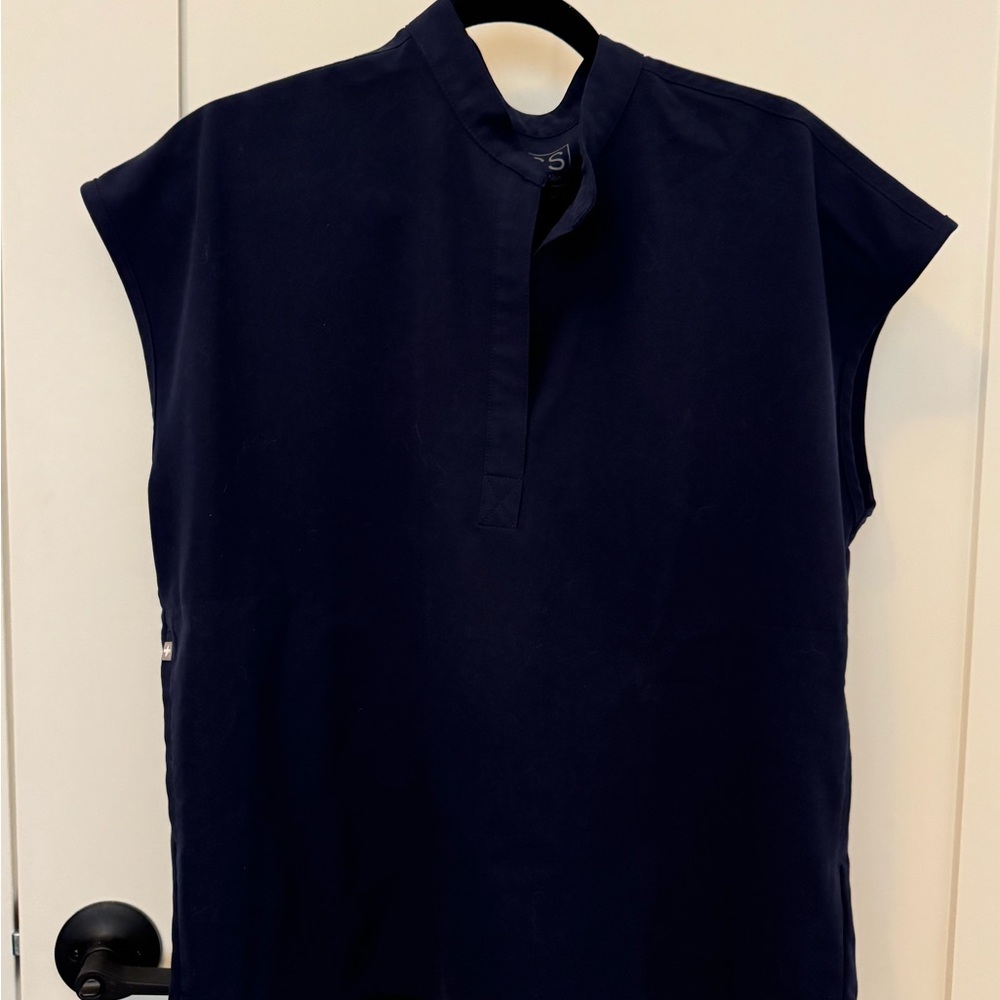 Figs Navy Blue Women's Top
